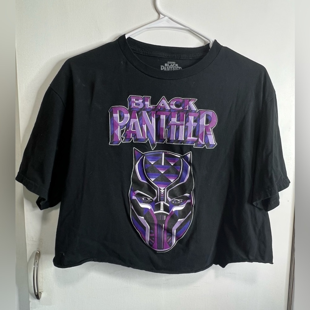 Black Panther Marvel Graphic Tee Shirt